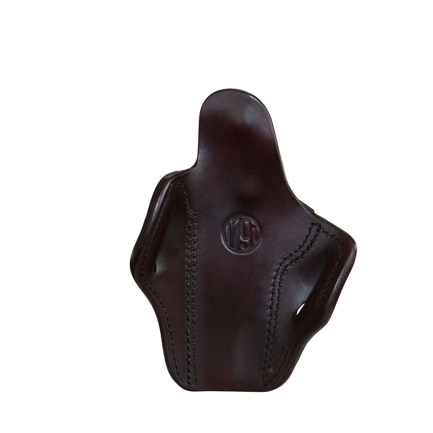 1791 Gunleather OWB BH1 Optic Ready Signature Brown Leather Belt Slide Holster for 1911 5" Barrel, Right Hand