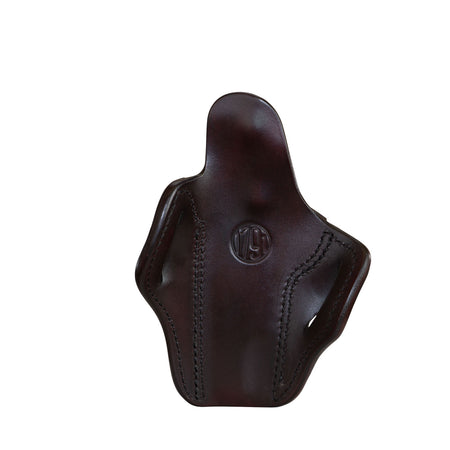 1791 Gunleather OWB BH1 Optic Ready Signature Brown Leather Belt Slide Holster for 1911 5" Barrel, Right Hand