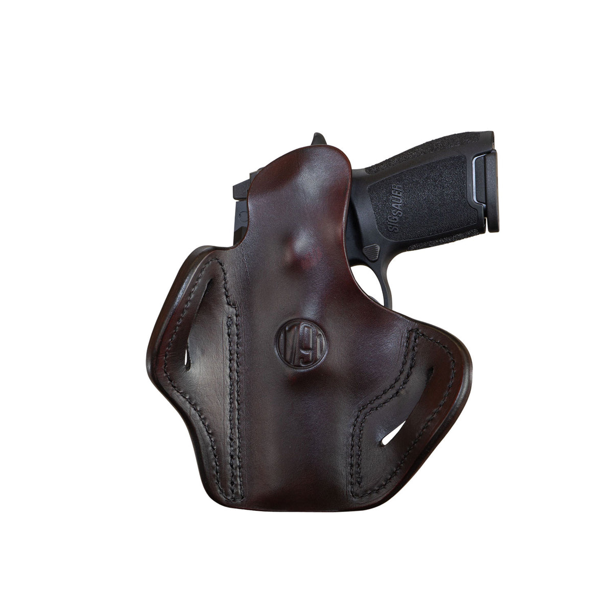 1791 Gunleather BH2.4S Signature Brown Leather Optic Ready OWB Holster – Right Hand, FN 509 / HK VP9SK