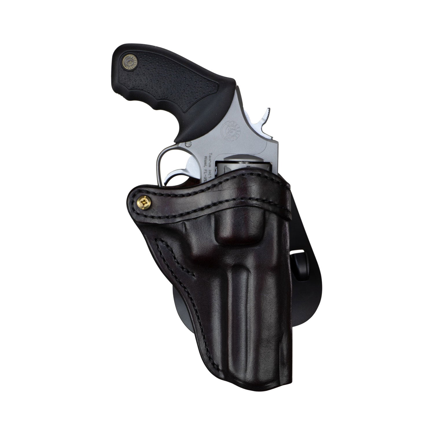 1791 Gunleather RVH2 Signature Brown Leather OWB Paddle Holster – Ruger GP100 & K/L Frame Revolvers, Right Hand