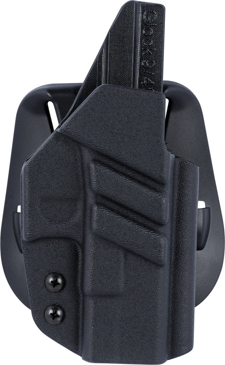 1791 Gunleather Tactical OWB Kydex Paddle Holster Black – Fits Glock 17, 19, 19X, 22, 23 & More, Right Hand