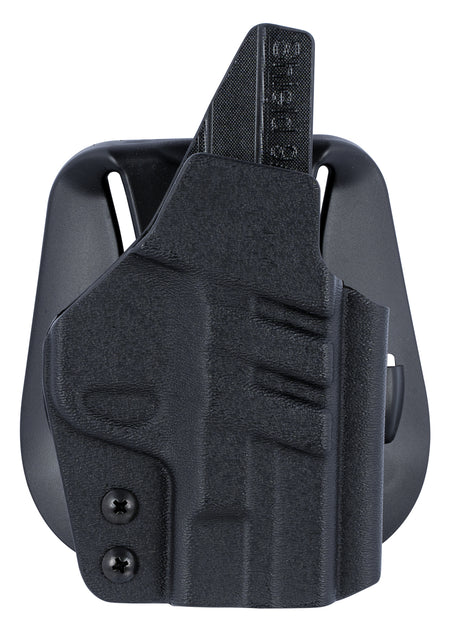 1791 Gunleather Tactical OWB Kydex Paddle Holster Black – S&W Shield 9mm / Shield Plus 40 Cal 1.0 & 2.0, Right Hand