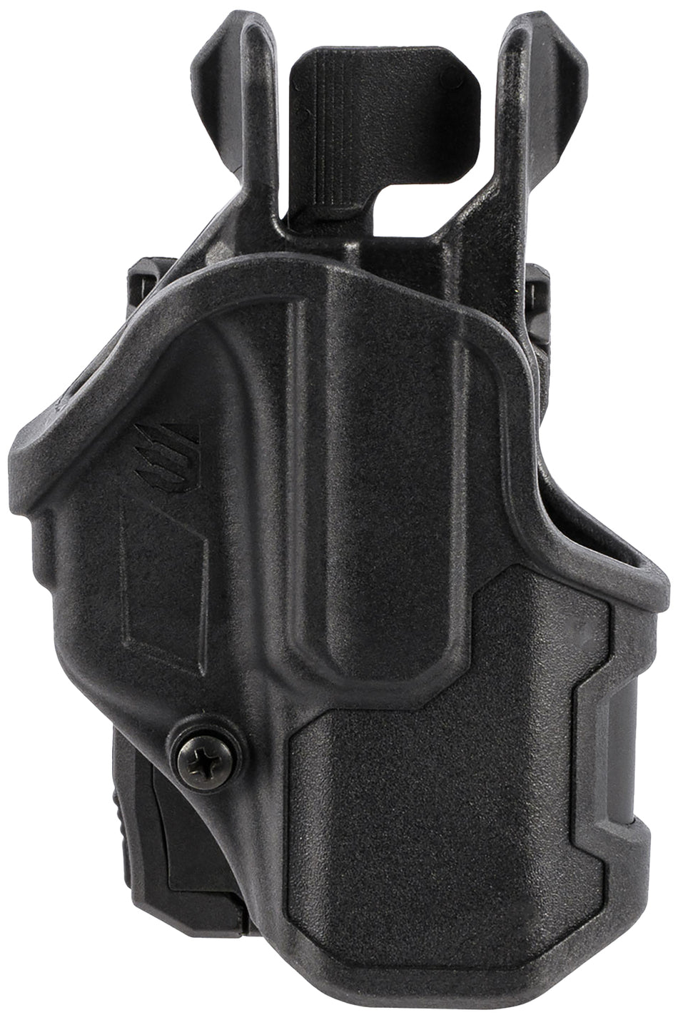 Blackhawk 410776BKR T-Series L2C Right Hand OWB Black Polymer Belt Slide Holster for Glock 48