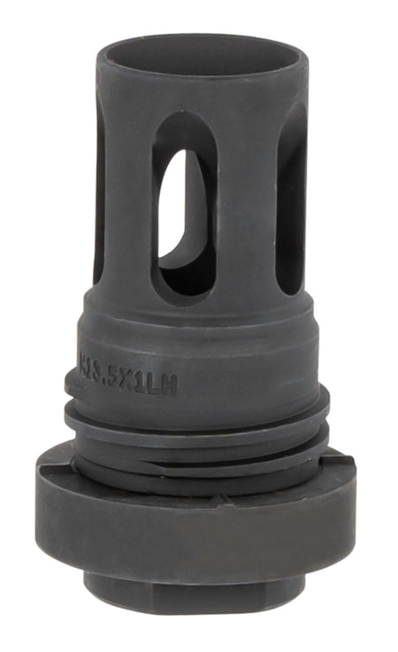 YHM 4315M13LA Mini Quick-Detach Flash Hider Steel Phosphate M13.5x1 LH 5.56 NATO AR-Platform