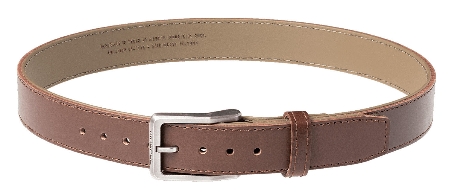 Magpul MAG1109210 El Original 42" Bull Hide Leather Gun Belt Chocolate Brown