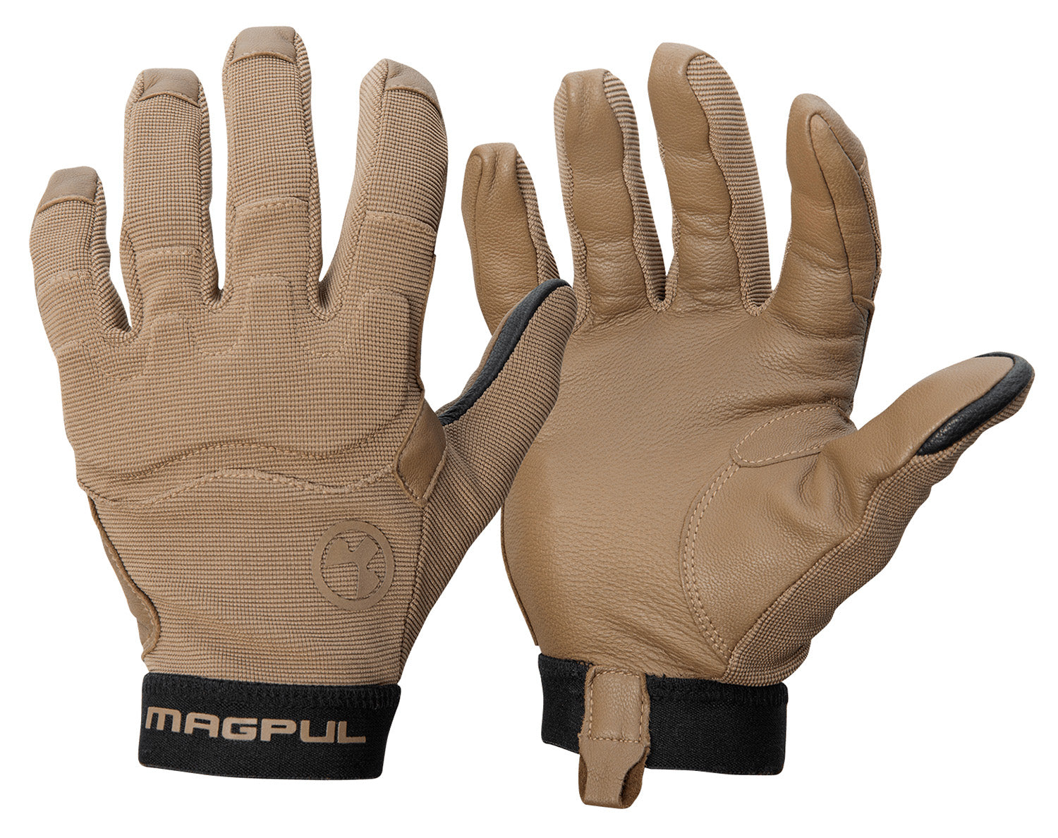 Magpul MAG1015-251 Patrol 2.0 Coyote Nylon/Leather Gloves Large