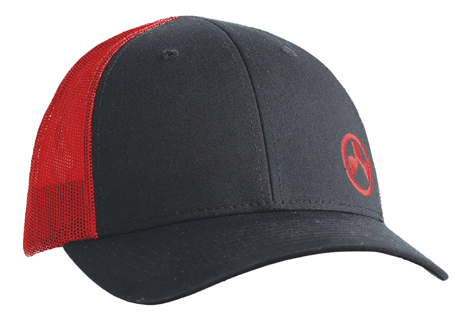 Magpul MAG1106-003 Icon Structured Trucker Hat Black Red Adjustable Snapback M/L