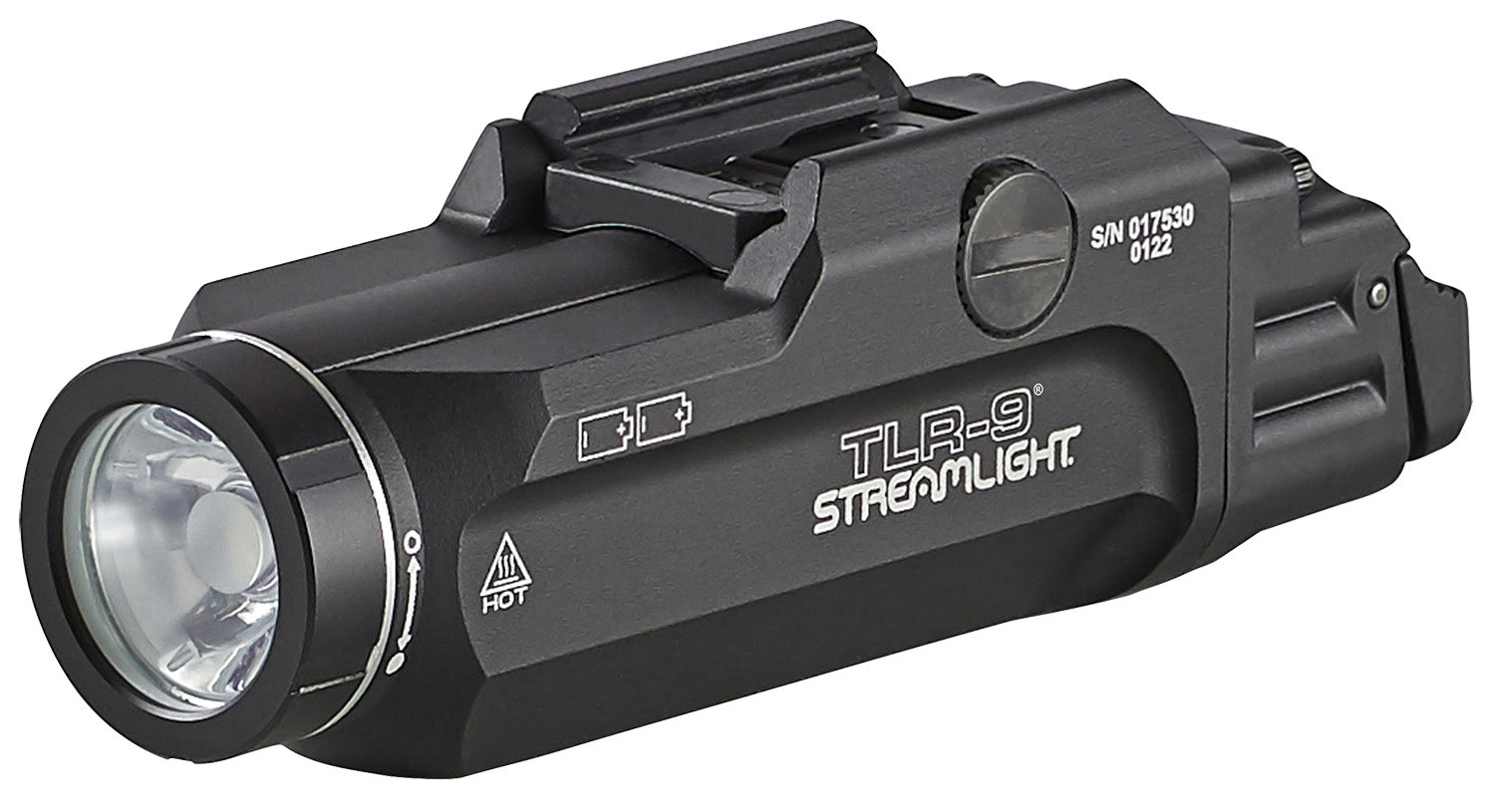 Streamlight 69464 TLR-9 Weapon-Mounted Tactical Light, 1,000 Lumens, Black Anodized