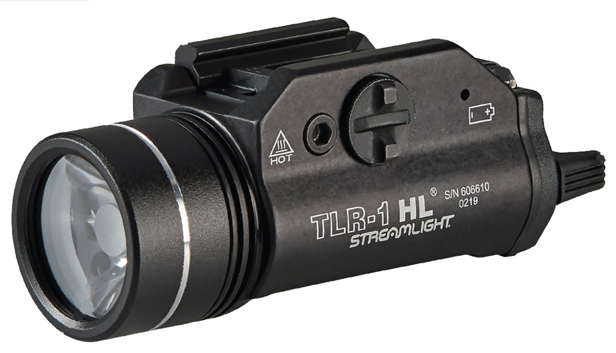 Streamlight 69889 TLR-1 HL High-Lumen Weapon Light 1,000 Lumens White LED, Rail Mount, Black