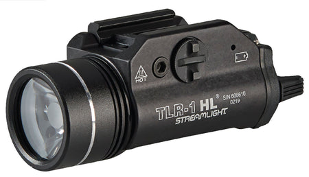Streamlight 69889 TLR-1 HL High-Lumen Weapon Light 1,000 Lumens White LED, Rail Mount, Black