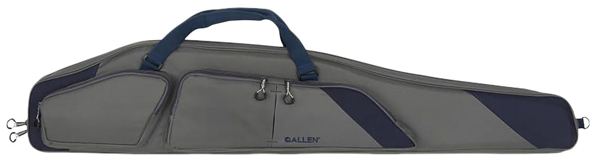 Allen Kenosha Rifle Case 50" Gray Endura with Gusseted Accessory Pockets and Hanging Loop