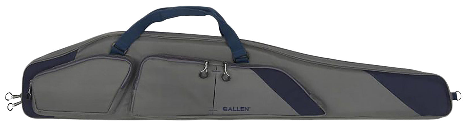 Allen Kenosha Rifle Case 50" Gray Endura with Gusseted Accessory Pockets and Hanging Loop