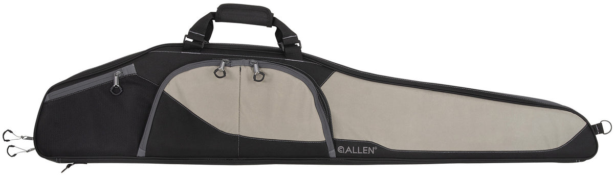 Allen Sawatch Rifle Case 46" Black with Tan Accents, Accessory Pockets and Plush Interior