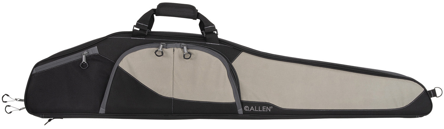 Allen Sawatch Rifle Case 46" Black with Tan Accents, Accessory Pockets and Plush Interior