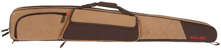 Allen Humbolt Shotgun Case 52" Tan and Brown Cotton Canvas with Removable Choke Tube Organizer