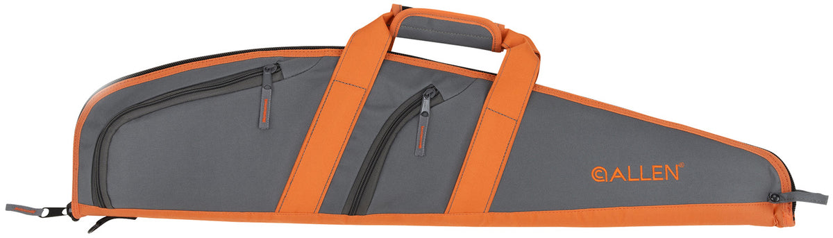 Allen Springs Youth Rifle Case 32" Gray and Orange for Scoped Rifles with Padded Handle