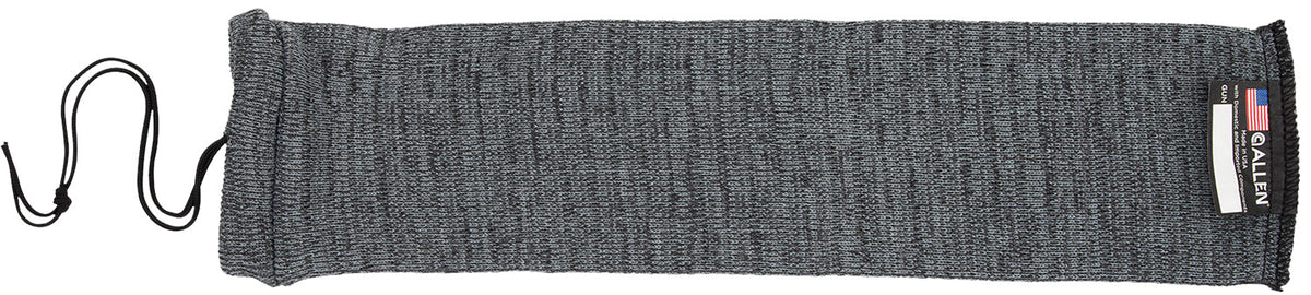 Allen Handgun Sock Heather Gray Silicone Knit with Drawstring Fits Most Handguns up to 14 Inches