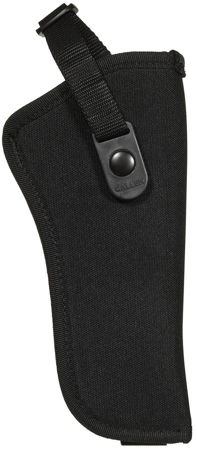 Allen 44818 Cortez Size 18 OWB Black Polyester Adjustable Strap Holster 6in Full Lug DA Revolver RH