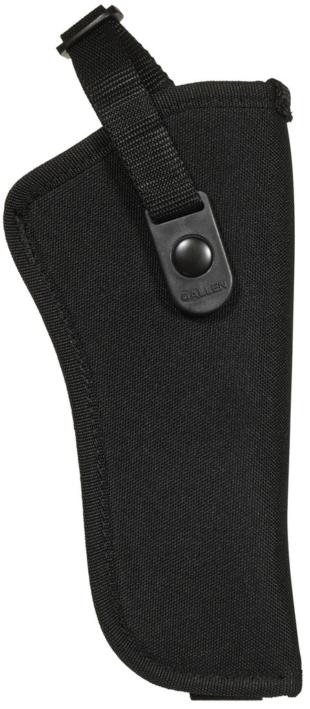Allen 44818 Cortez Size 18 OWB Black Polyester Adjustable Strap Holster 6in Full Lug DA Revolver RH