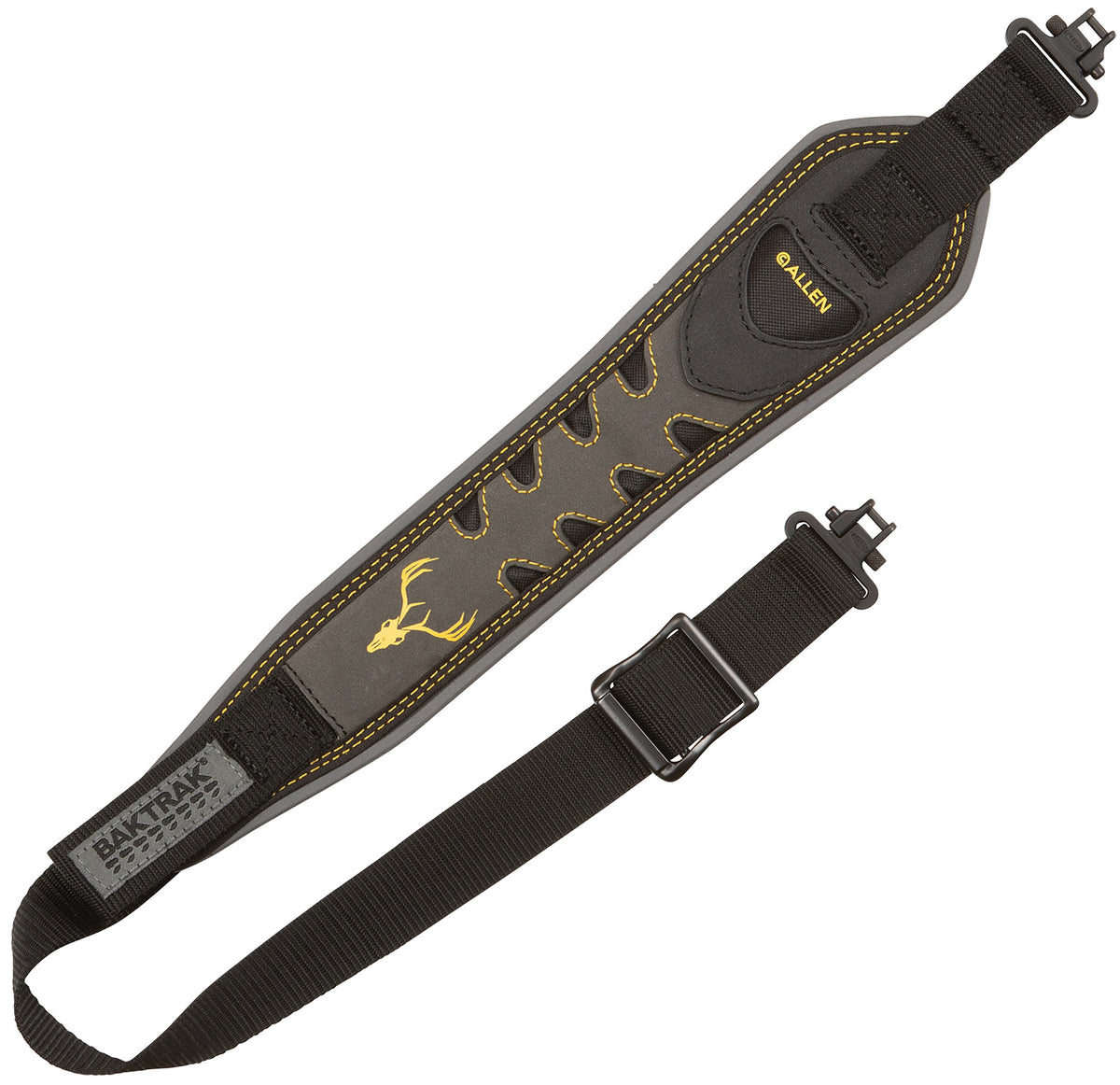 Allen 8357 Aspen Gray Nubuck Leather Sling with BakTrak Quick-Adjust Rifle Shotgun
