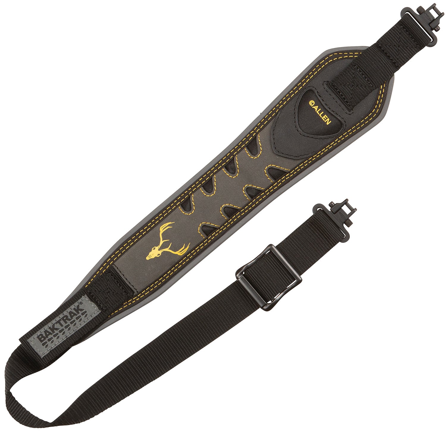 Allen 8357 Aspen Gray Nubuck Leather Sling with BakTrak Quick-Adjust Rifle Shotgun