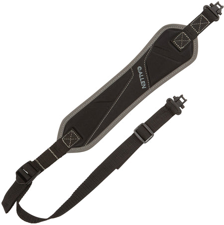 Allen 8284 Glenwood Black Nylon Webbing Rifle/Shotgun Sling Foam Padding Non-Slip Surface with Swivels