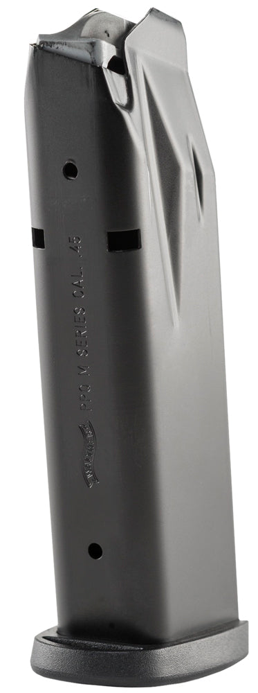 Walther Arms 2810883 Black Steel 12rd .45 ACP Magazine for PPQ