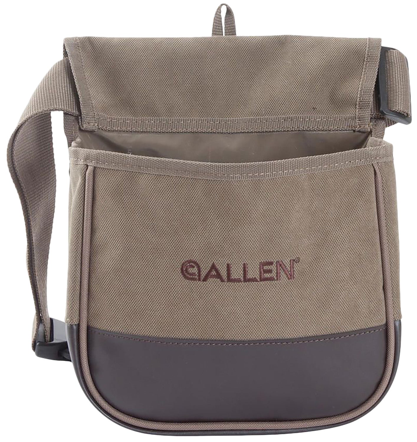 Allen 2306 Select Tan Canvas Double Shell Bag with Belt Loop and Clasp