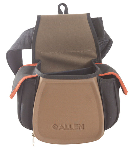 Allen Eliminator Pro Shooting Bag Black Double Compartment with Bottom Shell Ejection Zipper and Choke Tube Loops