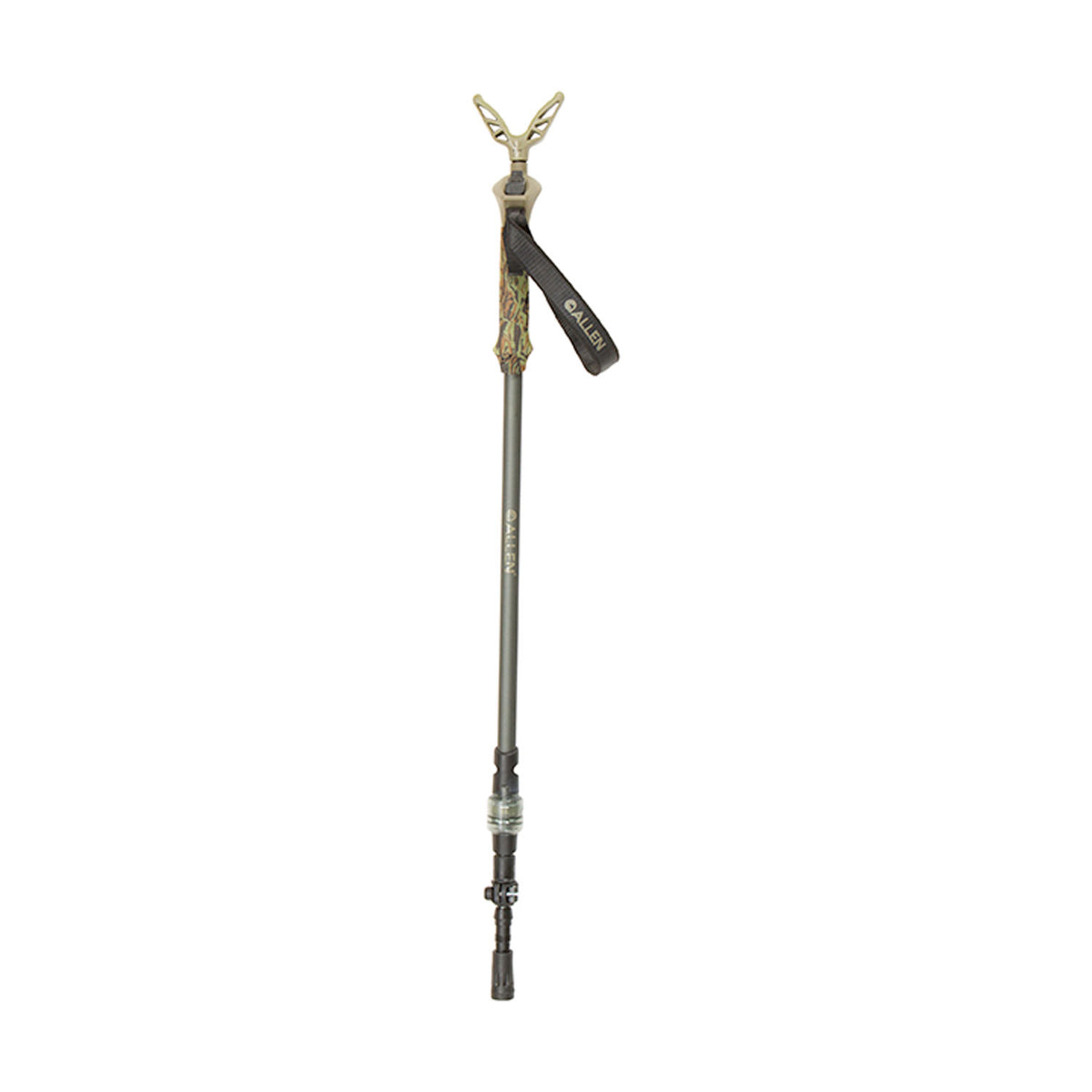 Allen 21447 Axial EZ-Stik Shooting Monopod Beetle Green Aluminum Auto Slide 29"-61"