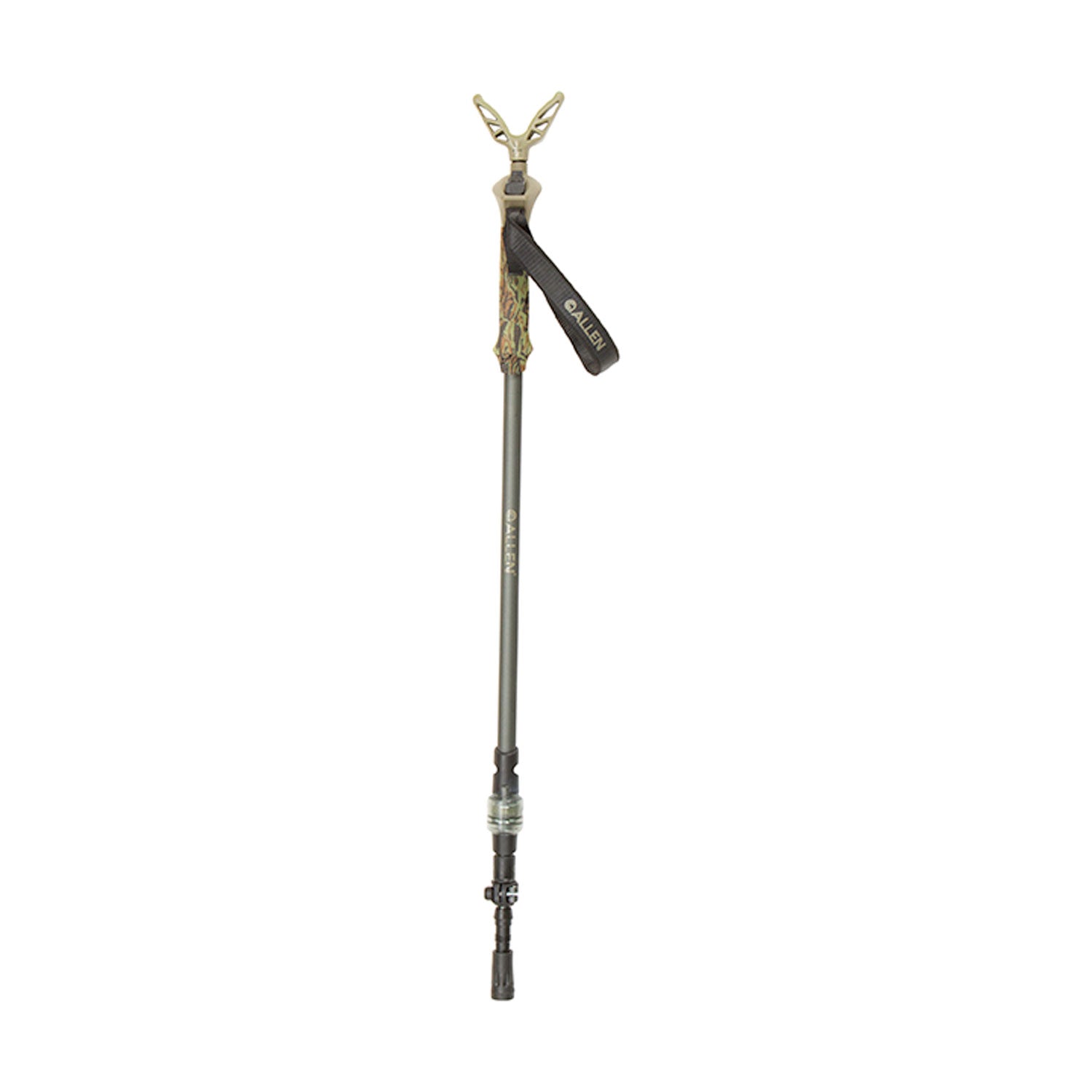 Allen 21447 Axial EZ-Stik Shooting Monopod Beetle Green Aluminum Auto Slide 29"-61"
