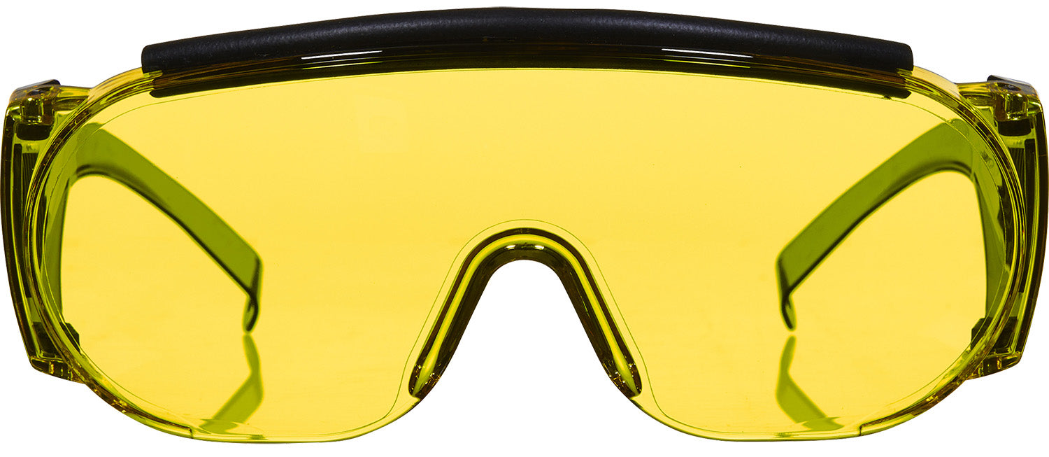 Allen Company Fit-Over Shooting Safety Glasses Yellow Lens Gray Frame