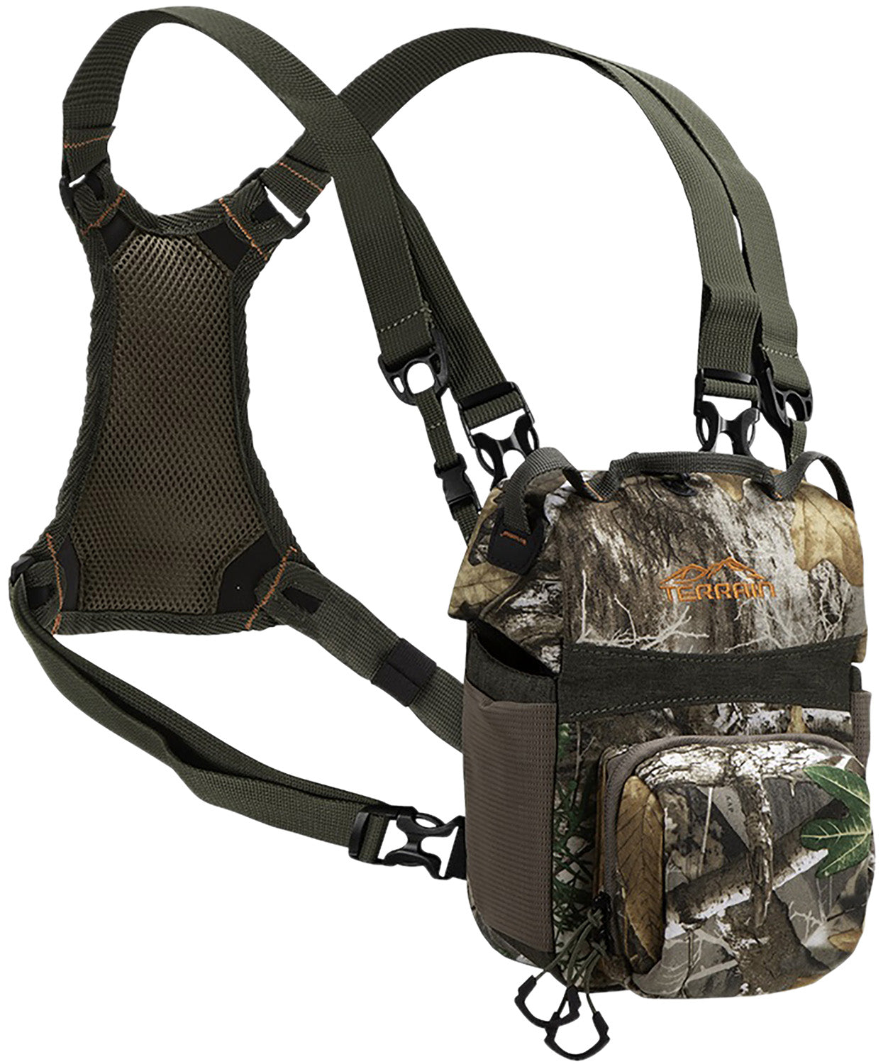 Terrain Mesa Deluxe Realtree Edge Bino Harness Pack with Rangefinder Pocket