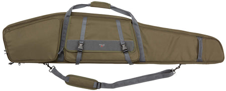 Tac Six 10954 55" Garrison Tactical Rifle Case OD Green 600D Poly Oversized Pockets