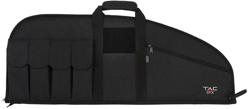 Tac Six 10632 32" Tactical Rifle Case Black Endura Soft Knit Lining