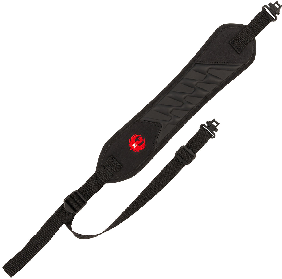 Ruger Summit Ultralite Adjustable Neoprene Gun Sling Black Non-Slip with Swivels