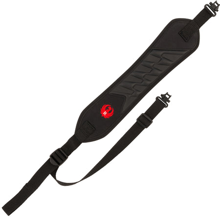 Ruger Summit Ultralite Adjustable Neoprene Gun Sling Black Non-Slip with Swivels