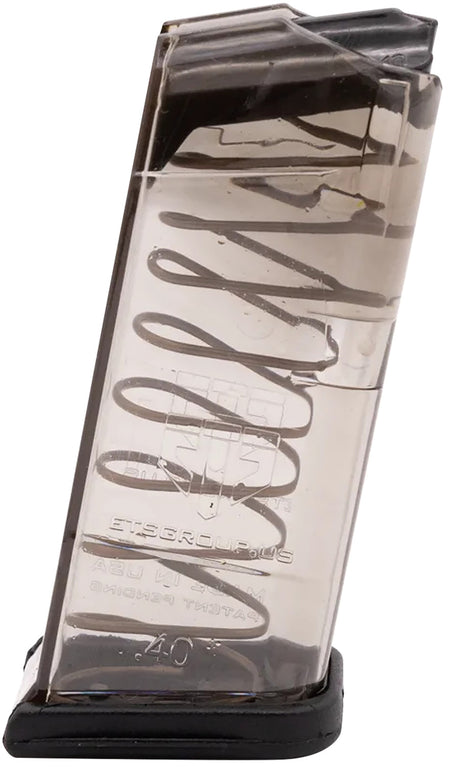 ETS GLK27 Glock 27 .40 S&W 9rd Clear Polymer Pistol Magazine