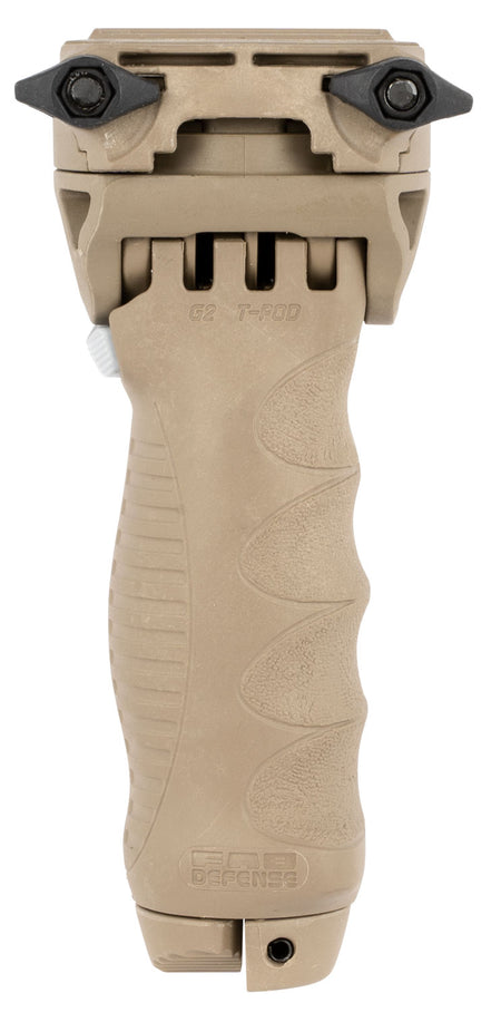 FAB Defense T-Pod G2 Rotating Foregrip Bipod FDE Anodized Aluminum Legs 5 Position Adjustable
