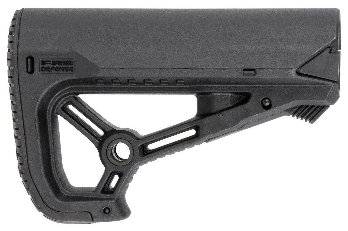 FAB Defense GL-Core S AR-15/M4 CQB Combat Buttstock Compact Design Black Fiberglass Polymer