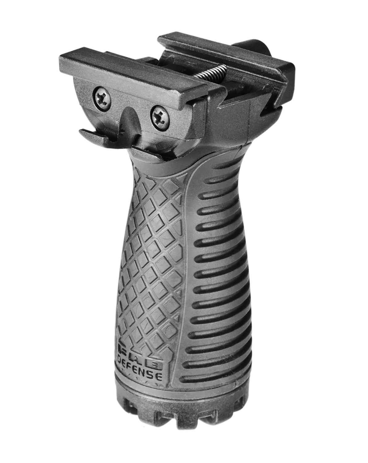 FAB Defense RSG Stout Grip Black Ribbed Polymer Rubberized Foregrip Solution
