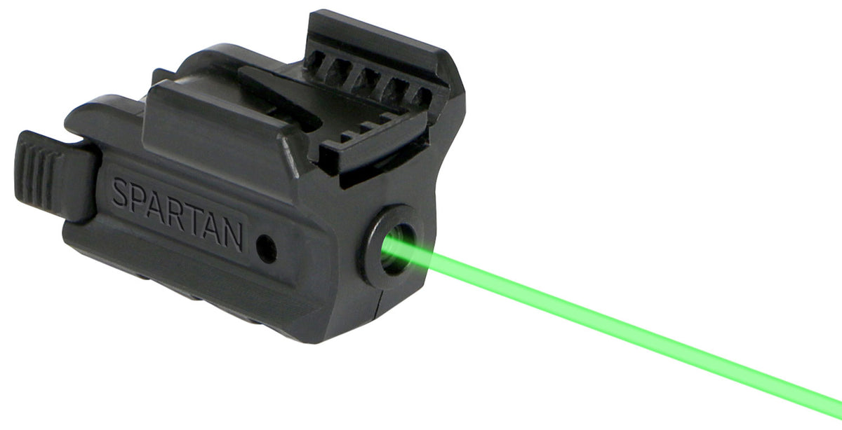 LaserMax SPSG Green Spartan Adjustable Rail Laser Sight Black