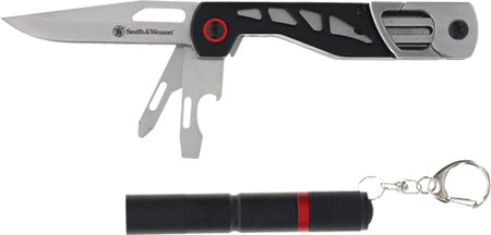 S&W Knife & Light Combination Multi-Tool Black Finish