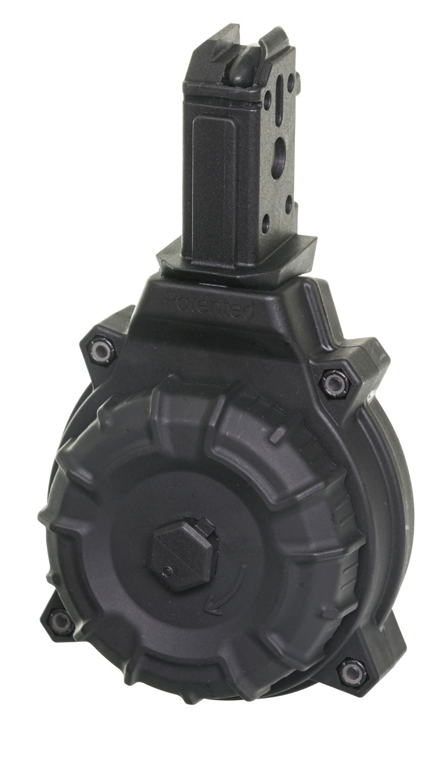ProMag DRMA22 Standard 50rd 9mm Drum Mag Fits CZ Scorpion Black Polymer