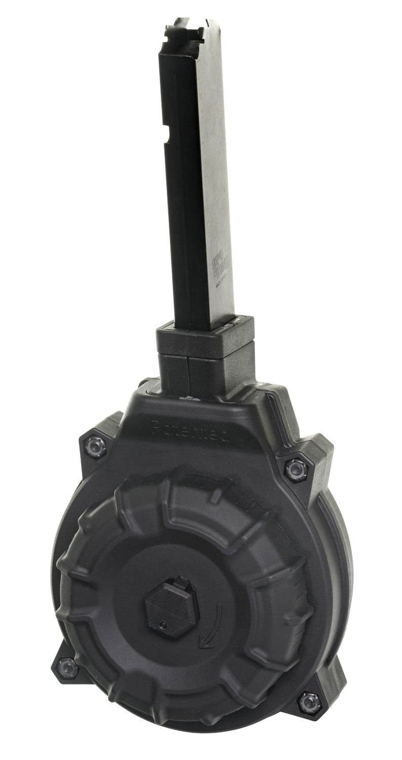 ProMag DRMA18 Standard 40rd 45 ACP Drum Mag Fits Hi-Point 4595TS Carbine Black Polymer
