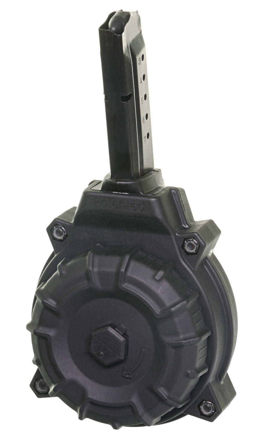 ProMag DRMA15 S&W M&P Shield 9mm 50 Round Drum Magazine Black DuPont Zytel Polymer