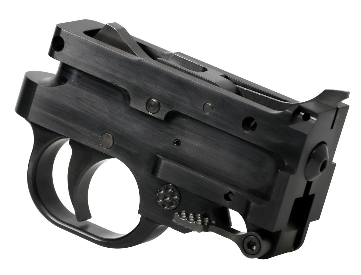 CMC Triggers 64701 Ruger 10/22 Black Curved Drop-In Trigger Group 3.50 lb Pull