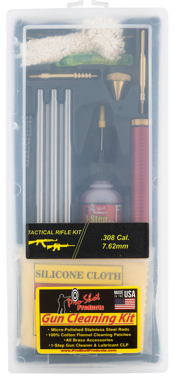 Pro-Shot TR308KIT Multi-Caliber Tactical Rifle Classic Box Cleaning Kit
