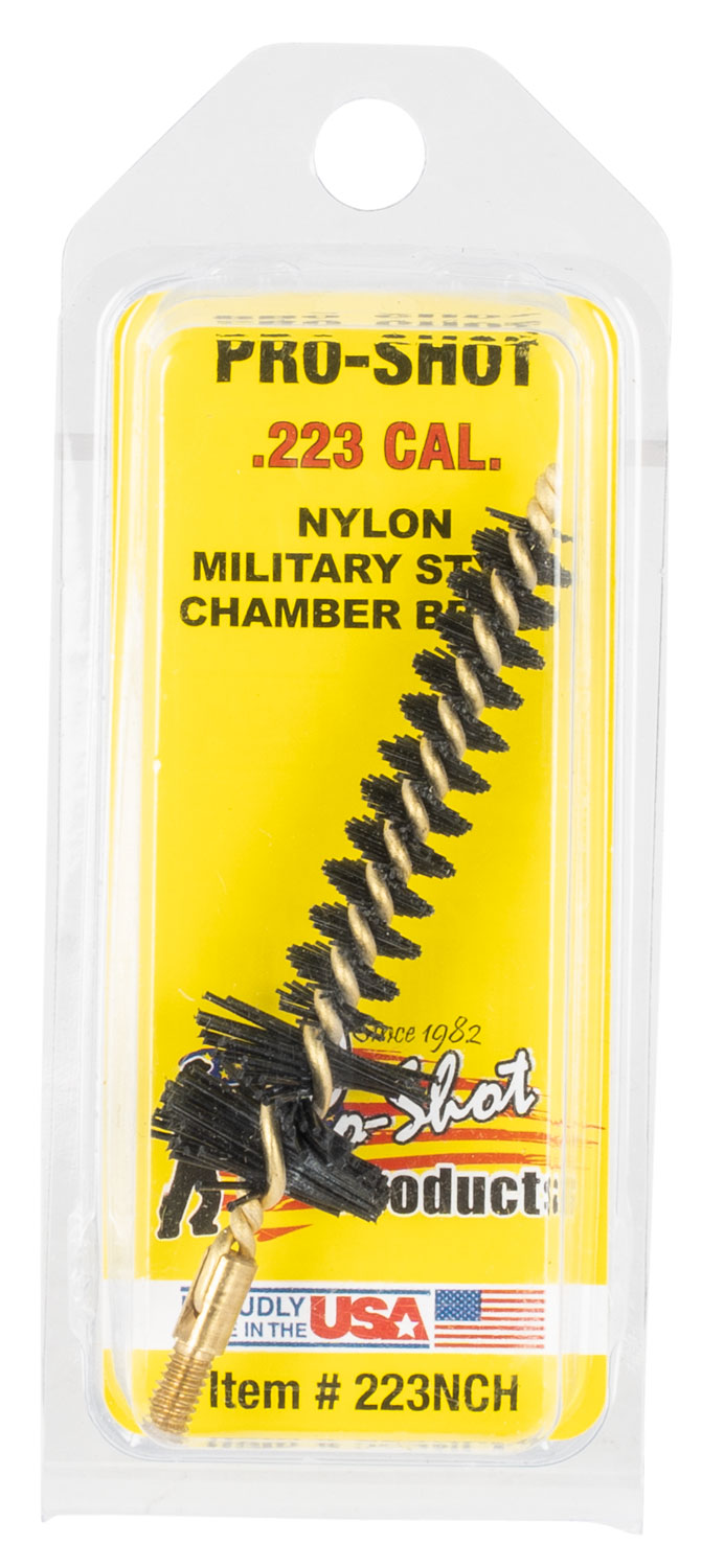 Pro-Shot 223NCH AR Platform .223/5.56mm Military Style Chamber Brush Nylon #8-32 Thread