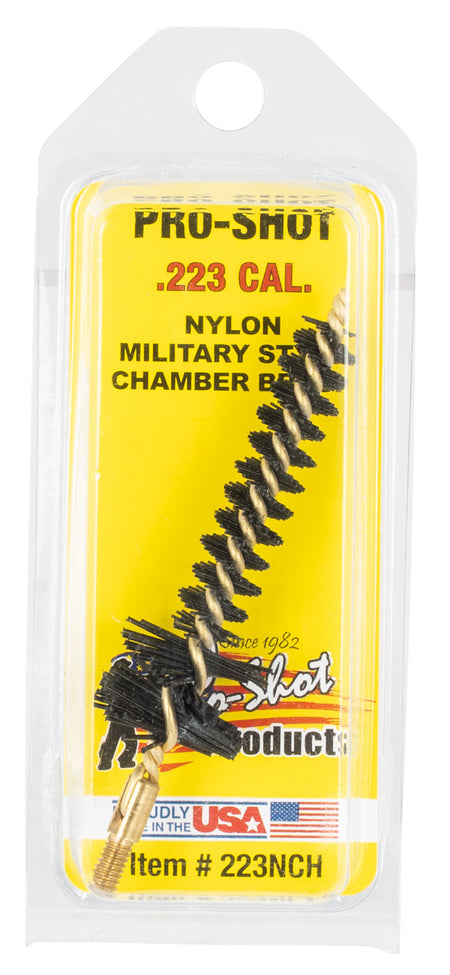 Pro-Shot 223NCH AR Platform .223/5.56mm Military Style Chamber Brush Nylon #8-32 Thread